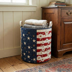 Executive Patriot Edition Quilted Laundry Hamper printed laundry hamper