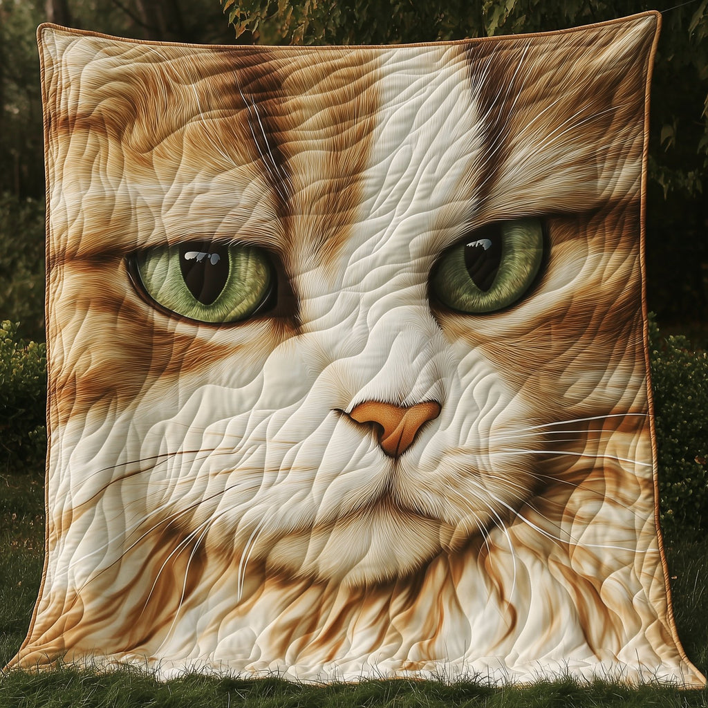 Fairy Cat Quilted Blanket printed blanket