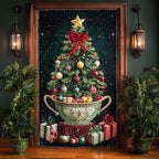 Fairy Lights Quilted Door Curtain printed door curtain