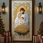 Faithful Journey Quilted Door Curtain printed door curtain