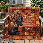 Faithful Queen Quilted Blanket printed blanket