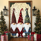 Family Gathering Quilted Door Curtain printed door curtain