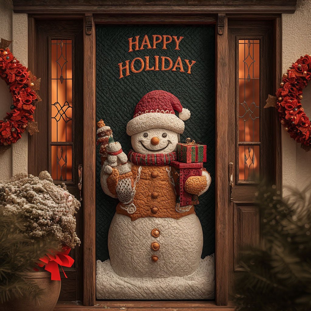 Festive Friends Quilted Door Curtain printed door curtain