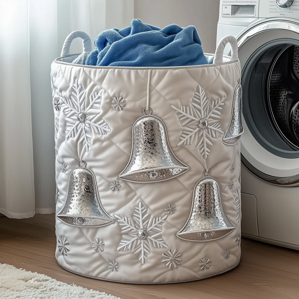 Festive Harmony Quilted Laundry Hamper printed laundry hamper