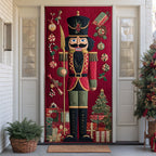 Festive Sentinel Quilted Door Curtain printed door curtain