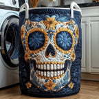 Fiesta Skull Quilted Laundry Hamper printed laundry hamper