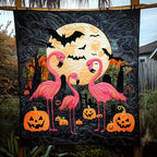 Flamingo Fantasy Quilted Blanket printed blanket