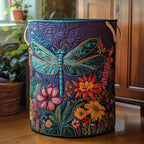 Flight Garden Quilted Laundry Hamper printed laundry hamper