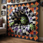 Franky Haunter Quilted Blanket printed blanket