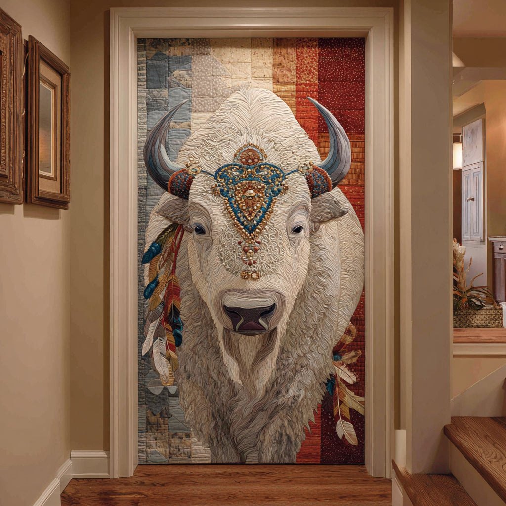 Frontier Roam Quilted Door Curtain printed door curtain