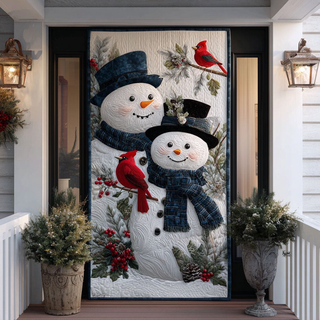 Frostbeam Quilted Door Curtain printed door curtain