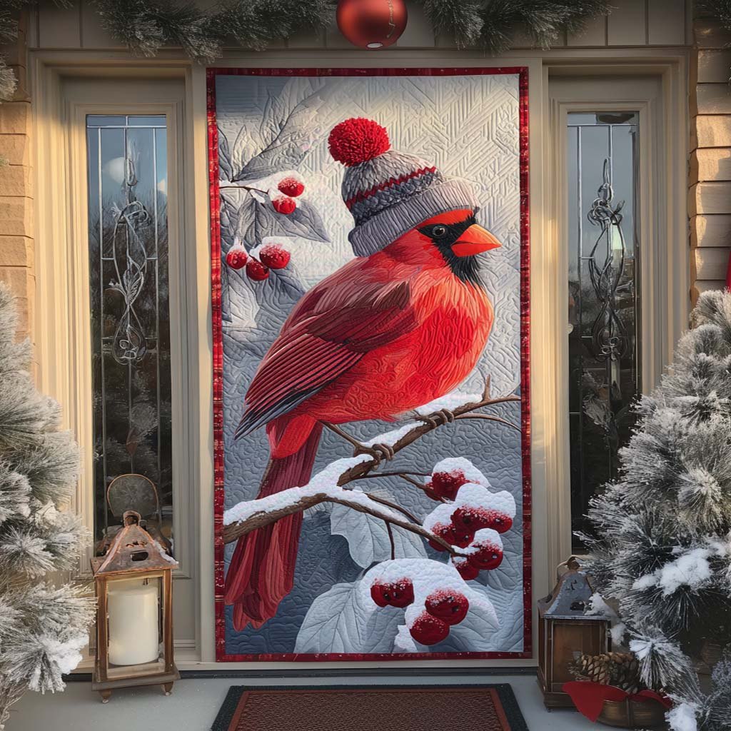 Frosted Melody Quilted Door Curtain printed door curtain