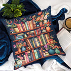 Garden Of Knowledge Quilted Cushion Cover printed cushion cover