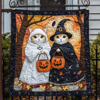 Ghostly Whispers Quilted Blanket printed blanket