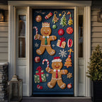 Ginger Glow Quilted Door Curtain printed door curtain
