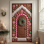 Ginger Wreath Cottage Quilted Door Curtain printed door curtain
