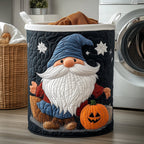 Gnome Quilted Laundry Hamper printed laundry hamper