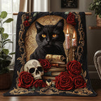 Golden Gaze Quilted Blanket printed blanket