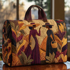 Golden Queens Quilt Duffle Bag printed duffle bag