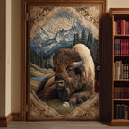 Great Plains Spirit Quilted Door Curtain printed door curtain