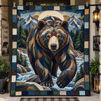 Grizzly River Crossing printed blanket