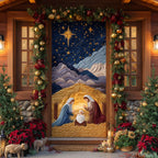 Guiding Star Quilted Door Curtain printed door curtain