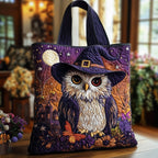 Halloween Charm Quilted Tote Bag printed tote bag
