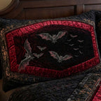 Haunted Coffin Quilted Bedding Cushion Cover printed cushion cover