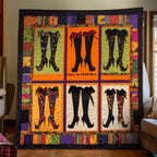 Haunted Fashion Quilted Blanket printed blanket
