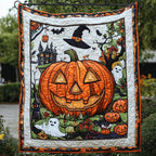 Haunted Hollow Quilted Blanket printed blanket