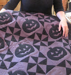Haunted House Halloween Quilted Blanket printed blanket