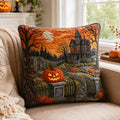 Haunted Remains Quilted Pillow Case printed quilted cushion cover