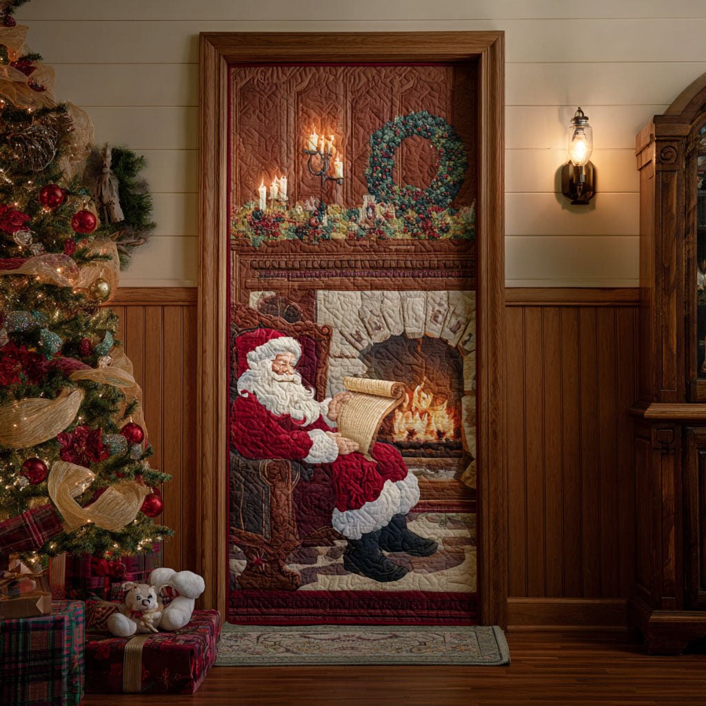 Hearthside Moments Quilted Door Curtain printed door curtain