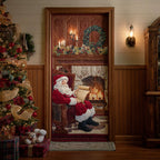 Hearthside Moments Quilted Door Curtain printed door curtain