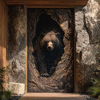 Hidden Majesty Quilted Door Curtain printed door curtain