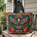 Hispanic Heritage Month Quilted Tote Bag printed quilted tote bag