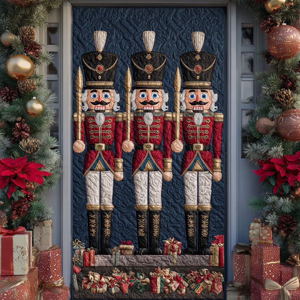 Holiday Protector Quilted Door Curtain printed door curtain