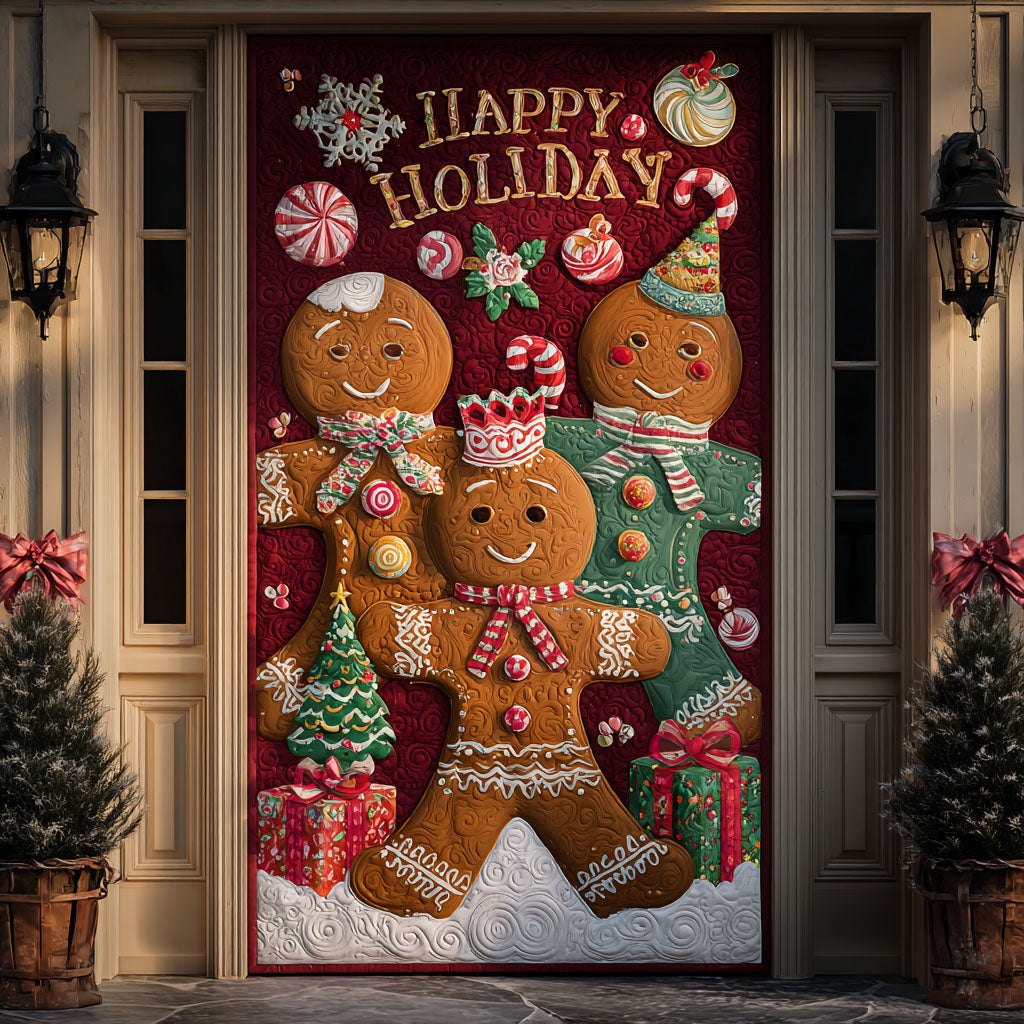 Holiday Treats Quilted Door Curtain printed door curtain