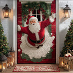 Holiday Visitor Quilted Door Curtain printed door curtain