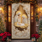 Holy Night Quilted Door Curtain printed door curtain