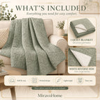 Quilt Blanket size and care information