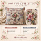 Quilted Cushion Cover size and care information