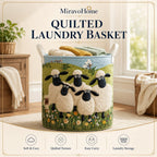 Quilted Laundry Hamper size and care information