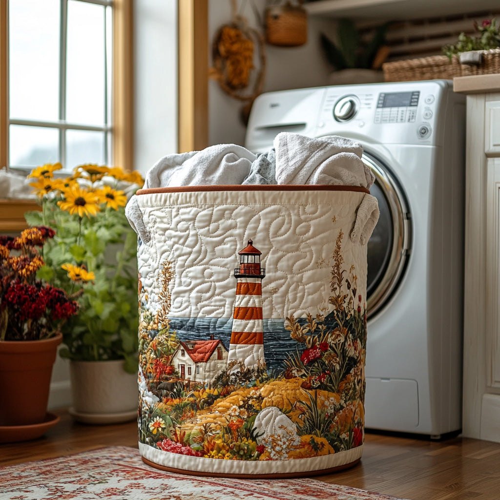 Horizon Beacon Quilted Laundry Hamper printed laundry hamper
