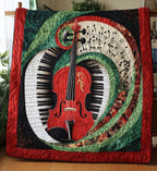 Infinite Symphony Quilted Blanket printed blanket
