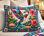 Jeweled Hummingbird Water Garden Bedding Cushion Cover printed cushion cover