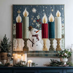 Joyful Flames Quilted Blanket printed blanket