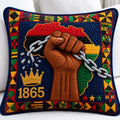 Juneteenth Culture Power Quilted Pillow Case printed quilted cushion cover
