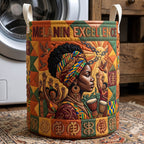 Juneteenth Freedom Quilted Laundry Hamper printed laundry hamper