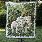 Jungle Harmony Quilted Blanket printed blanket